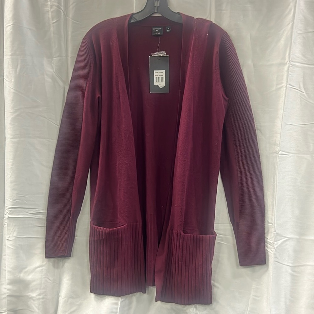 Devotion by Cyrus Burgundy Noir Cardigan